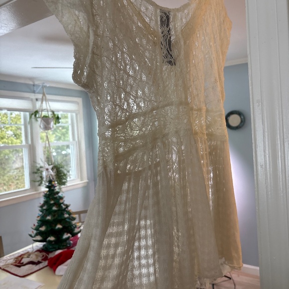 Vintage free people lace layering top - Picture 3 of 5